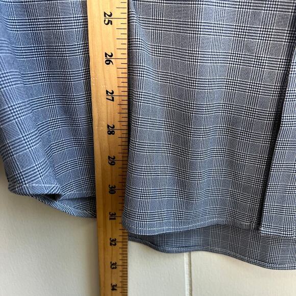 Mizzen & Main Gray Checkered Long Sleeve Button Down XL Trim Fit Mens - Picture 5 of 9